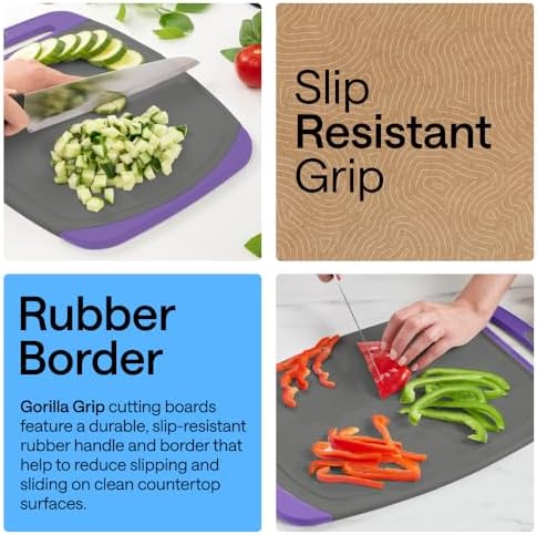 GORILLA GRIP BPA-Free Reversible Cutting Board - Image 3