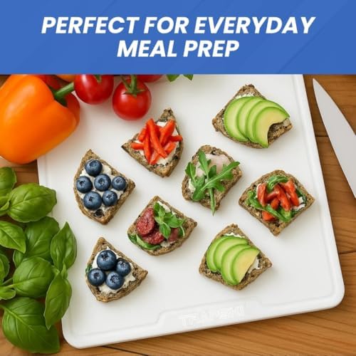 Premium 1/2 Inch Textured Plastic Cutting Chopping Boards | Food-Grade - Image 3