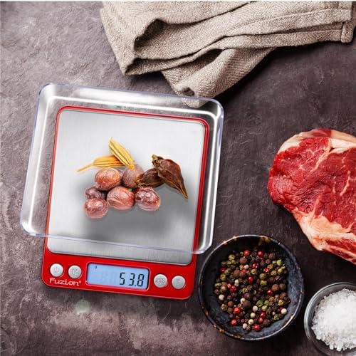 Fuzion Small Gram Scale 3000g, Digital Kitchen Food Scale, Gram and Ounce - Image 5