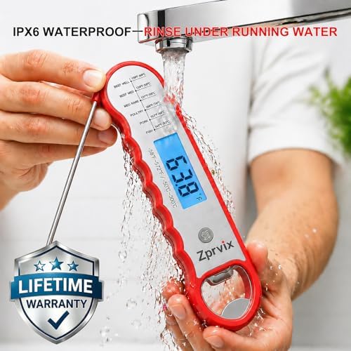 0.5s Instant Read Meat Thermometer Digital, ±0.5°F Accuracy - Image 6