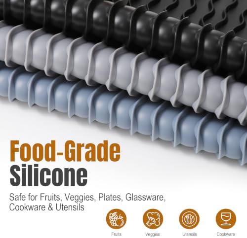 2 Pack Silicone Dish Drying Mat - Image 5