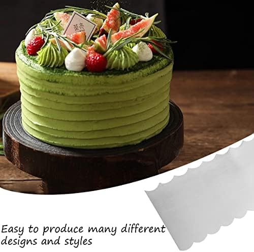 8.6 Inch Stainless Steel Cake Scraper Metal Scraper - Image 6