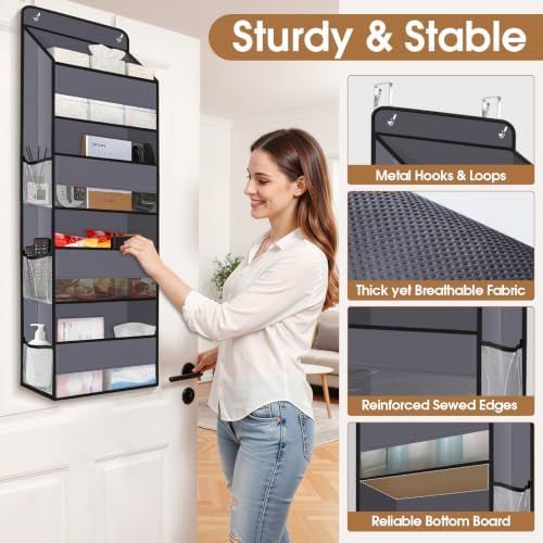 Over The Door Organizer Storage behind Door Hanging Organizer - Image 6
