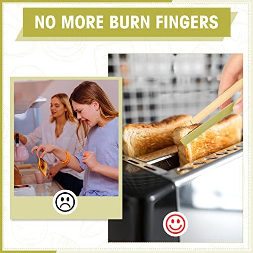 Chengu 240 Pcs Mini Bamboo Tongs Disposable Serving Appetizer, 4 Inch - Image 3