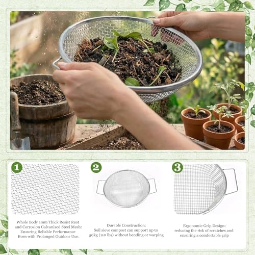 2PCS Soil Sifter for Gardening - Image 6