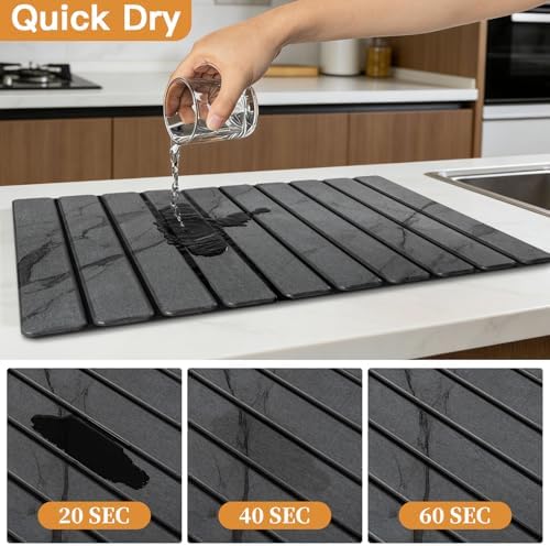 Stone Dish Drying Mat for Kitchen - Image 2