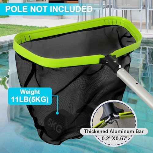 Sepetrel Pool Net, 20 Inch Professional Swimming Pool Leaf Skimmer Nets - Image 6