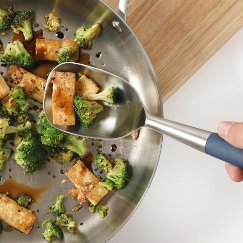 Calphalon Edge Cooking Utensil Spoon, Stainless Steel KitchenSpoon w/Heat - Image 7
