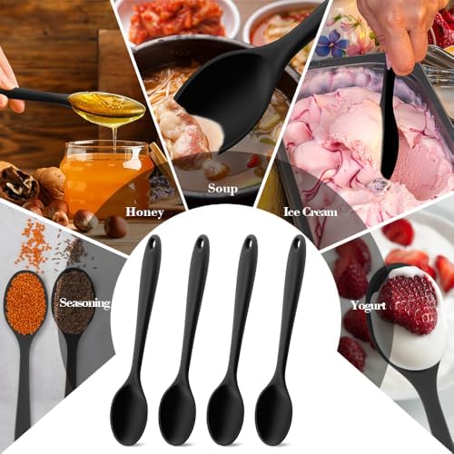 Silicone Spoons for Cooking, Mixing and Stirring - Image 6
