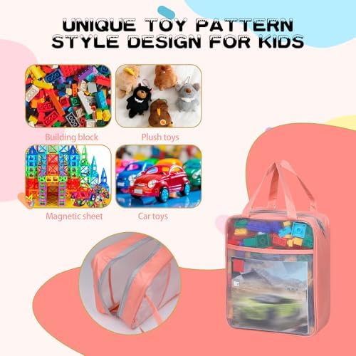 4 Pack Extra Large Mesh Toy Zipper Storage Bags - Image 5