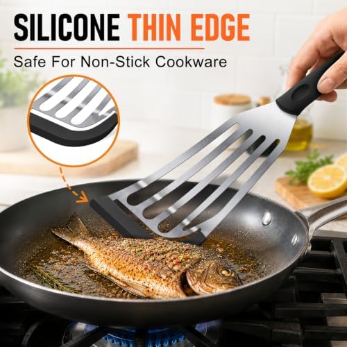 6Pcs Silicone Spatula Turner Set, Heat Resistant Silicone Spatula - Image 5