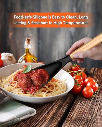 Badiano Silicone Cooking Spoon for Nonstick Cookwares - Image 3
