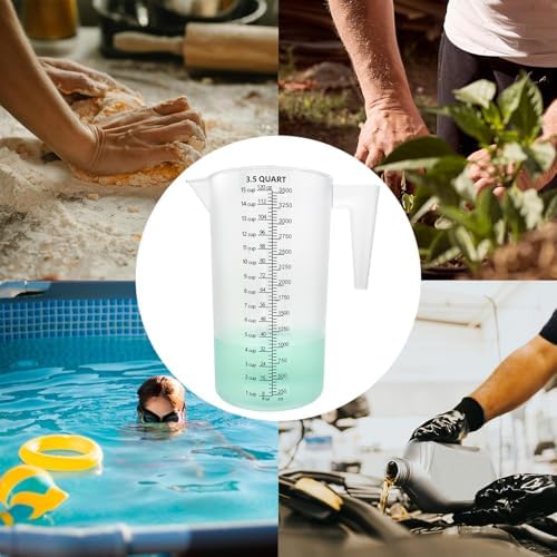 Plastic Measuring Cup with Handle, Pool Chemical Measuring Cup, Plastic - Image 7