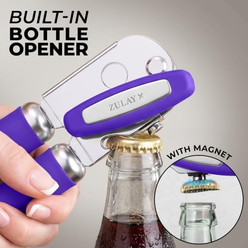 Zulay Kitchen Stainless Steel Swing Open Manual Can Opener Comfortable Grip - Image 4