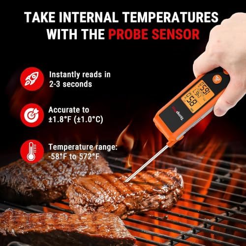 TempPro TempScan 2-in-1 Infrared Thermometer Gun - Image 3