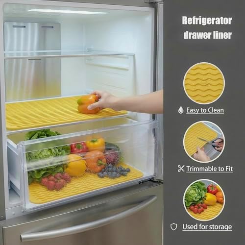 MicoYang Silicone Dish Drying Mat — Quick-Dry Ridges Counter & Sink Pad - Image 4