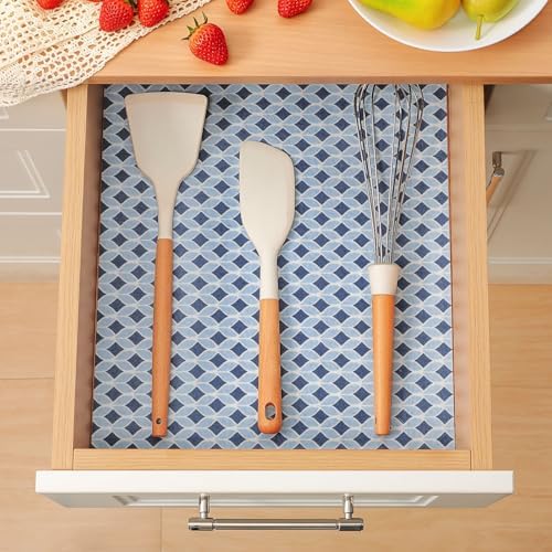 Cooyes 12 Pack Cloth Shelf Liners 17.7" × 24", Non-Slip Refrigerator Liners - Image 4
