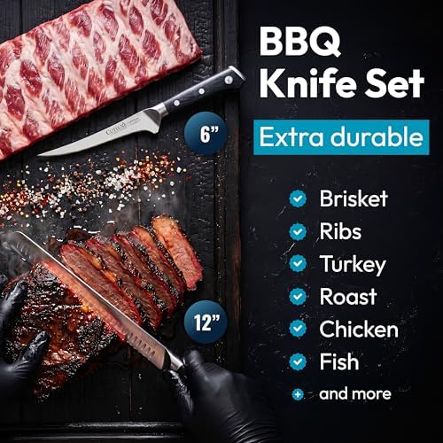 Cutluxe Carving Knife Set for BBQ & Brisket - Image 2