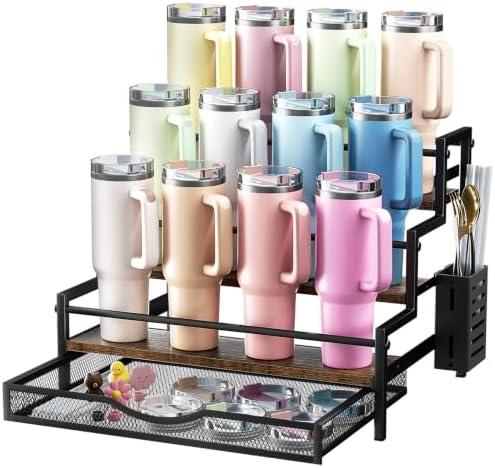 Water Bottle Organizer for Full Stanley 40 oz Tumbler by Kssiaz