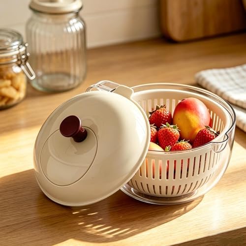 Salad Spinner, Salad Washer And Spinner, Fruit And Vegetable Washer & Dryer - Image 5
