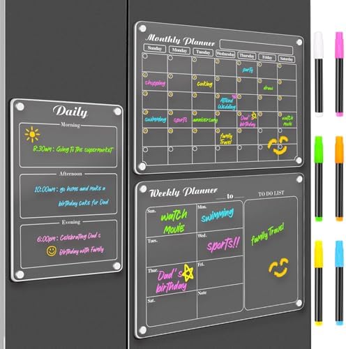 DIYMAG Magnetic Calendar, Fridge Magnets by DIYMAG