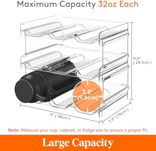 Lifewit Stackable Water Bottle Organizer - Image 5