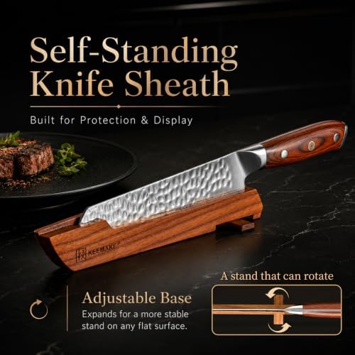 8 Inch Damascus Chef Knife, Japanese Kitchen Knife - Image 6