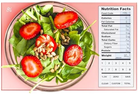 Greater Goods Food Scale with Nutrition Calculator, 000 Codes by GreaterGoods
