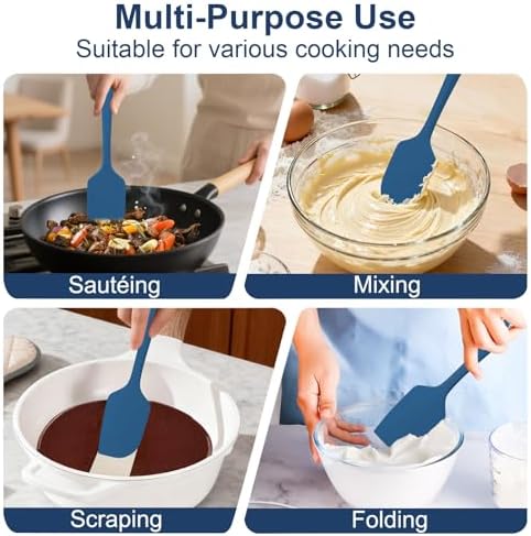4 Pcs Silicone Spatula Set, 11.4 In, 600°F Heat Resistant - Image 6