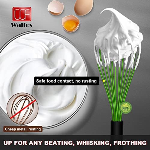 Walfos Silicone Whisk, Rubber Whisks - Image 3