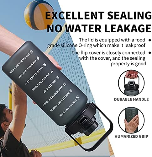ST-YIBEN 64oz, 128oz Large Motivational Water Bottle - Image 4