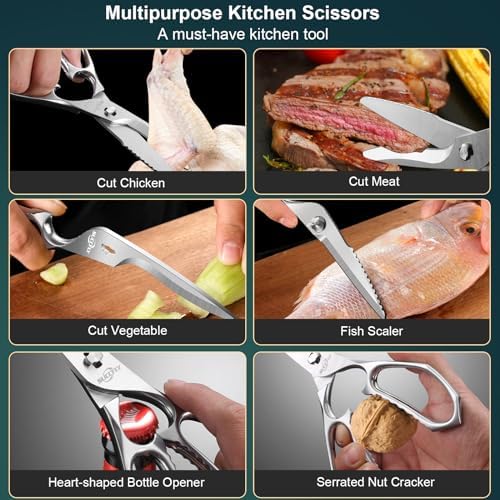 SUCCFLY Heavy Duty Kitchen Shears - Image 6