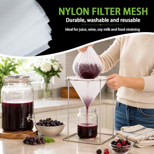 ZZRANYE Nylon Mesh Fabric 100 Mesh, 39.3" × 39.3" Food Grade Fine Mesh Strainer - Image 6
