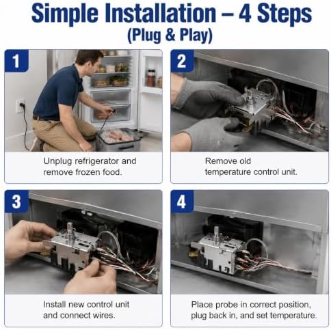 800345 Commercial Refrigerator Thermostat Compatible - Image 7