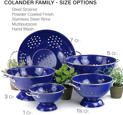 Reston Lloyd, 1.5 Quart Powder Coated Steel Kitchen Strainer Basket - Image 7