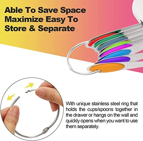 Wildone Stainless Measuring Cups and Spoons Set - Image 6