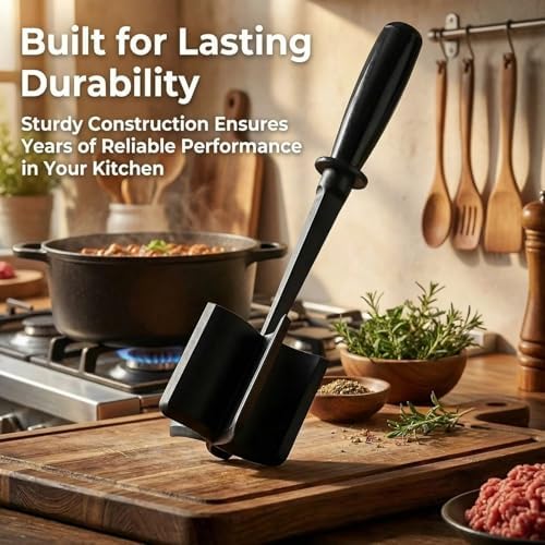 2Pcs Ground Beef Chopper Tool, Meat Masher Ground Beef Heat Resistant Meat - Image 5