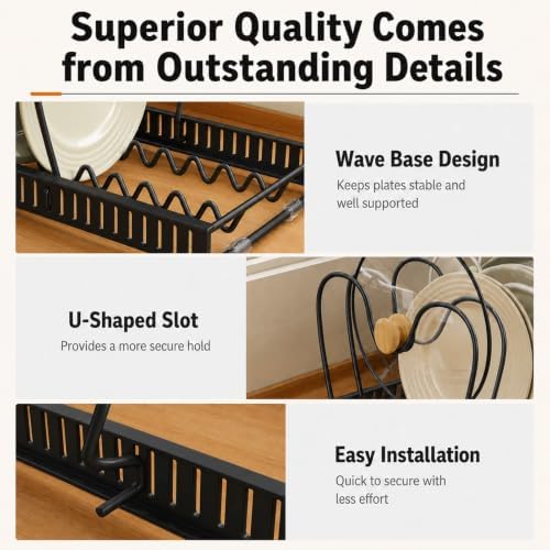 Pots and Pans Organizer Rack, Expandable Pot Lid Holder - Image 2