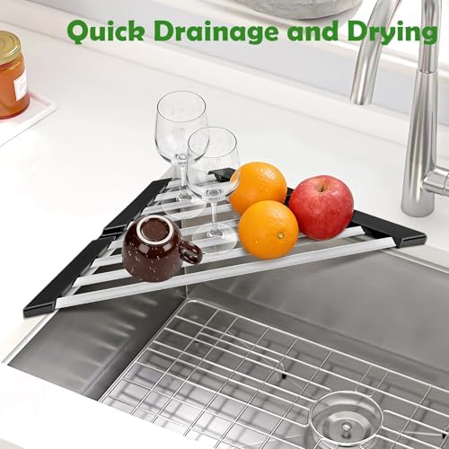 Small Triangle Foldable Dish Drying Rack - Image 3