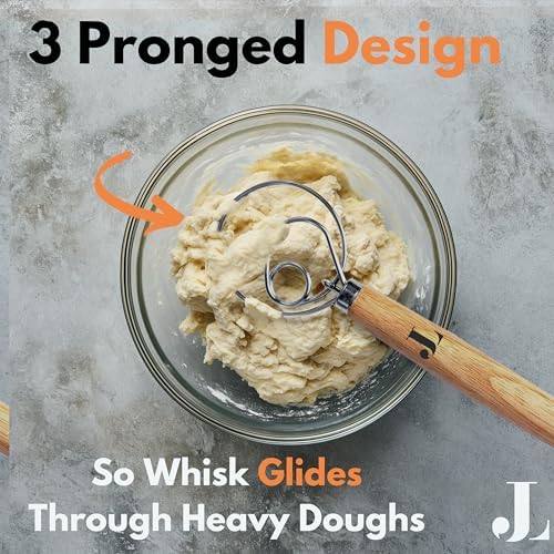 The Danish Dough Whisk & Scoop & Dust Flour Sifter Duster Set - Image 4