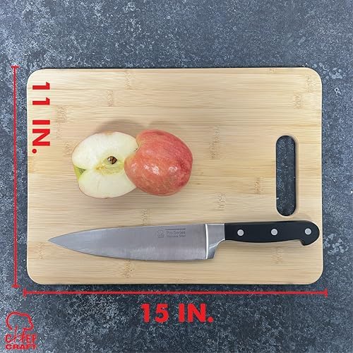 Chef Craft Classic Bamboo Cutting Board, 11 X 15 Inch - Image 4