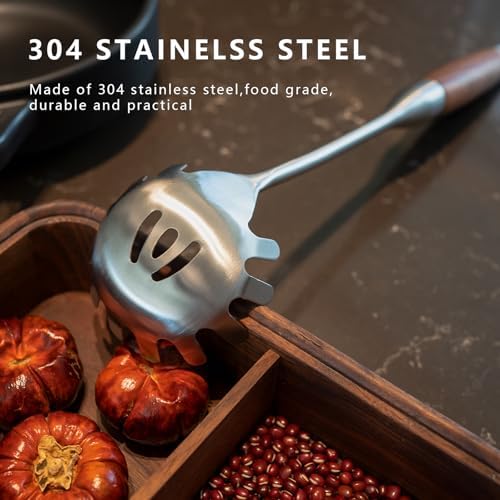 Spaghetti Spoon Stainless Steel, Metal Pasta Spoon - Image 5
