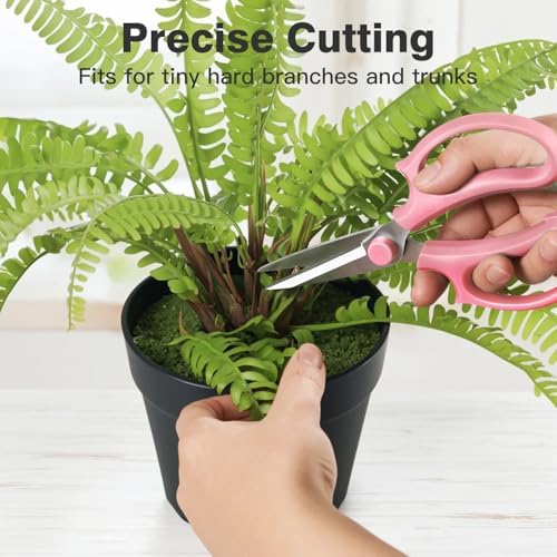 Housolution Flower Scissors, Premium Steel Pointed Pruning Shears - Image 2