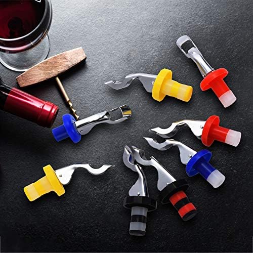 10 Pieces Silicone Wine Stoppers Expanding Manual beverage Bottle Plug Reusable - Image 7