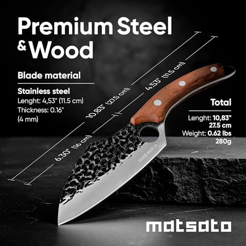 Matsato Knife Set 3-Piece Kitchen Knives, Cooking Chef Knife Set - Image 7