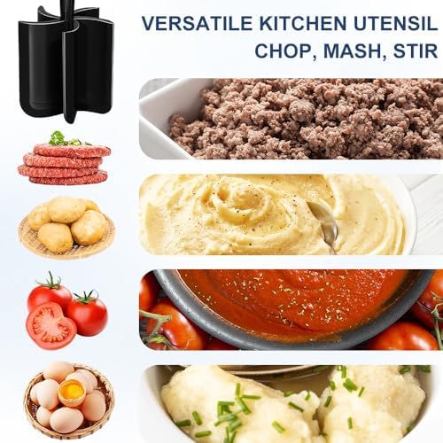 Meat Chopper, 5 Blades Heat Resistant Meat Masher - Image 3