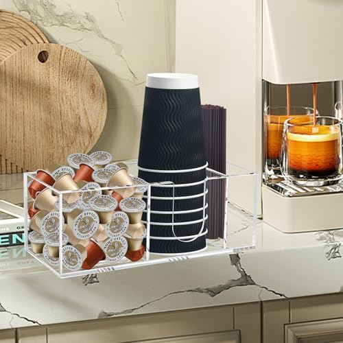 Coffee Bar Accessories and Organizer, Coffee Cup Holder Storage Box - Image 7