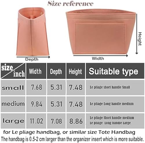 Lckaey Felt Purse Organizer Insert - Image 2