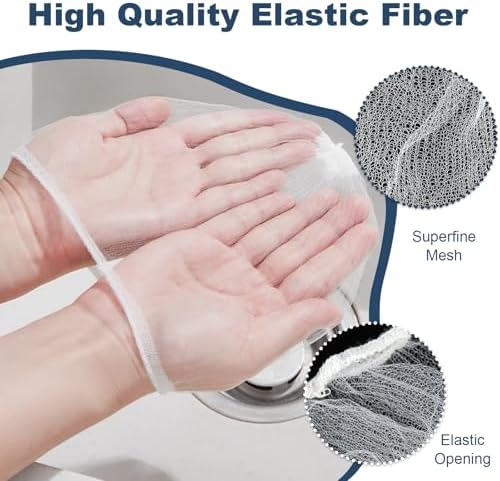 WYIRONG 200 PCS Large Kitchen Disposable Mesh Sink Strainer Bag - Image 3