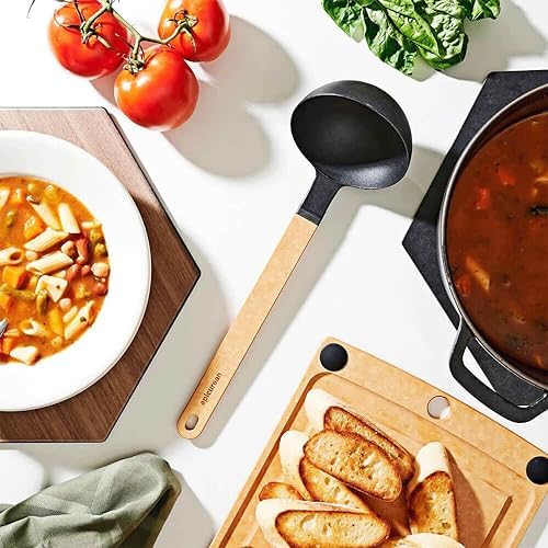 Epicurean Gourmet Series Nylon Ladle-Natural Handle - Image 2